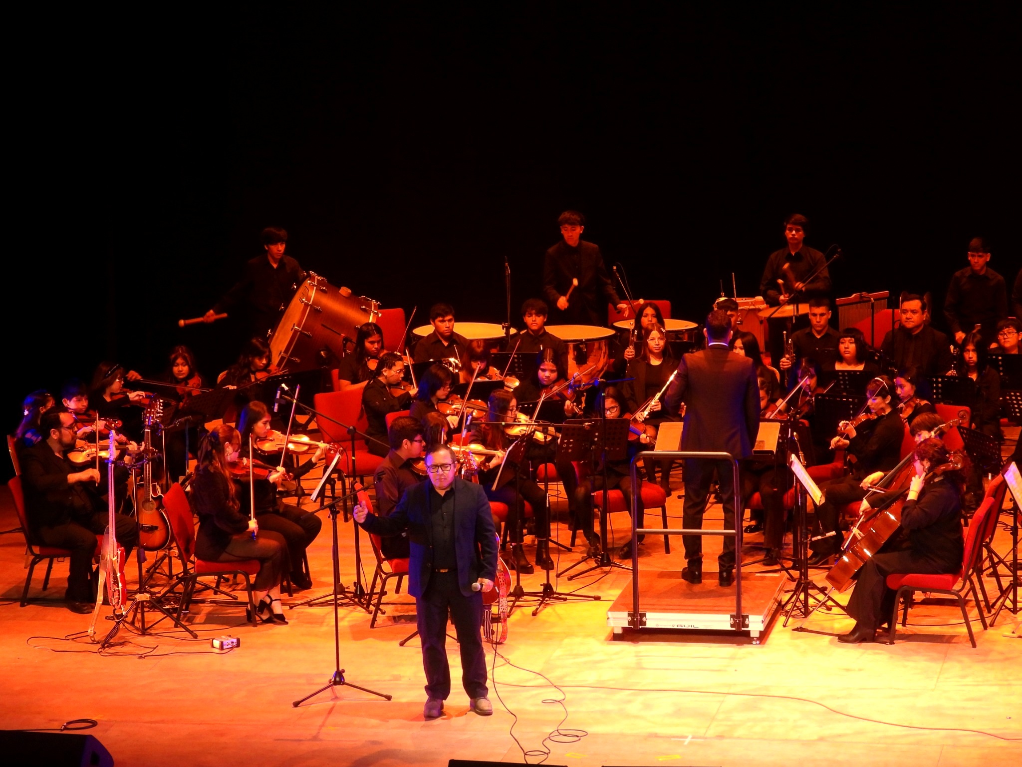 Estudiantes de la Orquesta Sinfónica William Taylor