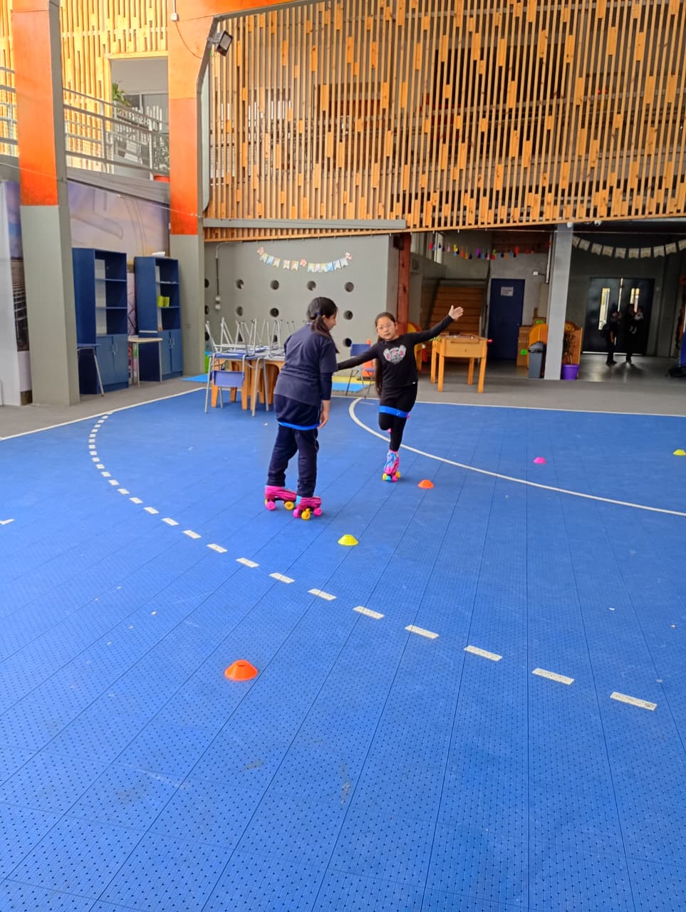 Actividad de la Academia de Patinaje Artístico