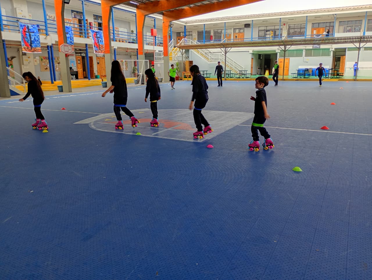 Actividad de la Academia de Patinaje Artístico