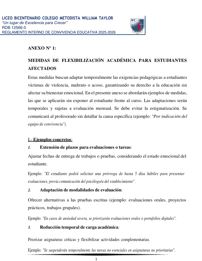 Portada Medidas de Flexibilización Académica para Estudiantes